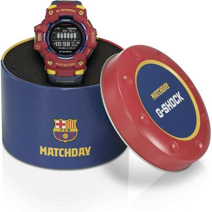 ROOK JAPAN:CASIO G-SHOCK G-SQUAD FC BARCELONA MATCHDAY COLLABORATION MEN WATCH GBD-100BAR-4JR,JDM Watch,Casio G-Shock