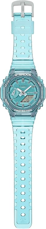 CASIO G-SHOCK MID-SIZE MODEL BLUE SKELETON LADIES WATCH GMA-S2100SK-2AJF