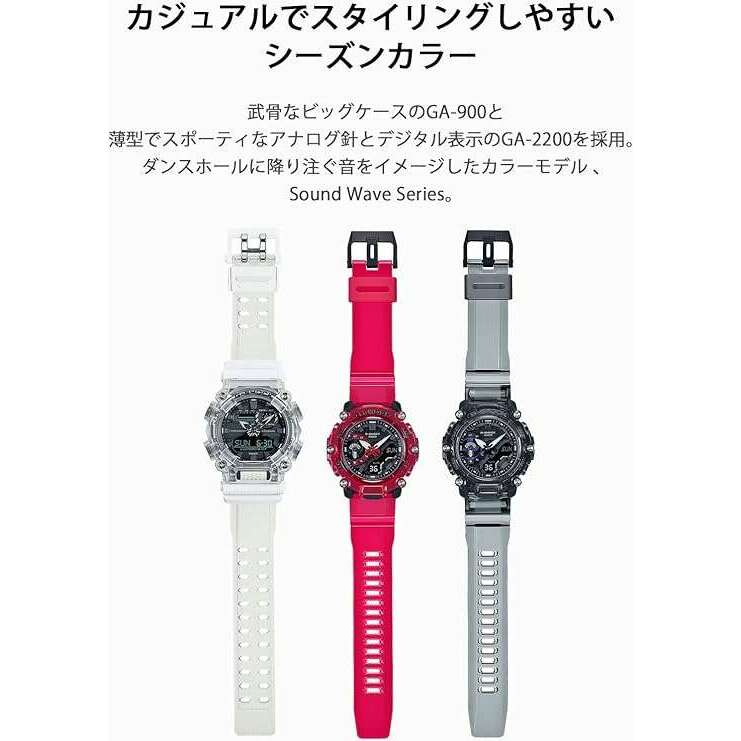 ROOK JAPAN:CASIO G-SHOCK SOUND WAVE SERIES ANALOG DIGITAL BLACK SKELETON MEN WATCH GA-2200SKL-8AJF,JDM Watch,Casio G-Shock