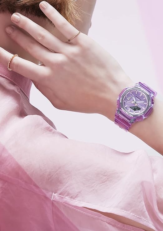 CASIO G-SHOCK MID-SIZE MODEL PURPLE SKELETON LADIES WATCH GMA-S2100SK-4AJF