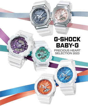 CASIO G-SHOCK PRECIOUS HEART SELECTION WHITE & BLUE MEN WATCH GA-2100WS-7AJF