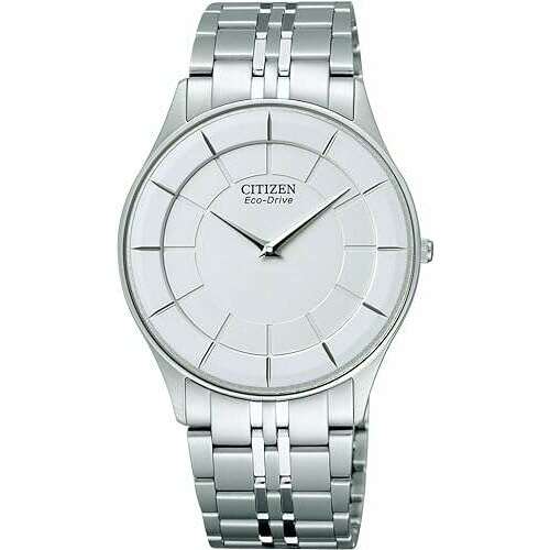 ROOK JAPAN:CITIZEN COLLECTION ECO-DRIVE ANALOG SILVER & WHITE THIN MODEL MEN WATCH AR3010-65A,JDM Watch,Citizen Collection