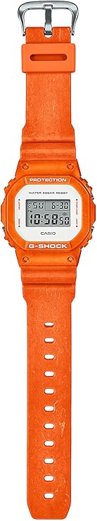 CASIO G-SHOCK DAY-DATE ORANGE & WHITE DIGITAL MEN WATCH DW-5600WS-4JF