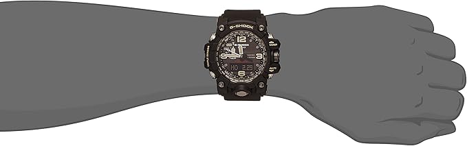 CASIO G-SHOCK MUDMASTER RADIO SOLAR BLACK ANALOG DIGITAL MEN WATCH GWG-1000-1AJF