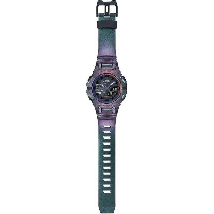 ROOK JAPAN:CASIO G-SHOCK BLUETOOTH ANALOG DIGITAL DIAL PURPLE & GREEN MEN WATCH GA-B001AH-6AJF,JDM Watch,Casio G-Shock