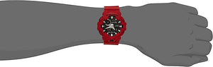 CASIO G-SHOCK ANALOG DIGITAL RED & BLACK MEN WATCH GA-700-4AJF