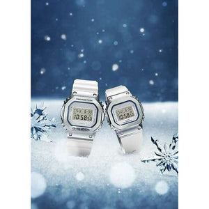 ROOK JAPAN:CASIO G-SHOCK PRECIOUS HEART SELECTION DIGITAL WHITE & SILVER MEN WATCH GM-5600LC-7JF,JDM Watch,Casio G-Shock