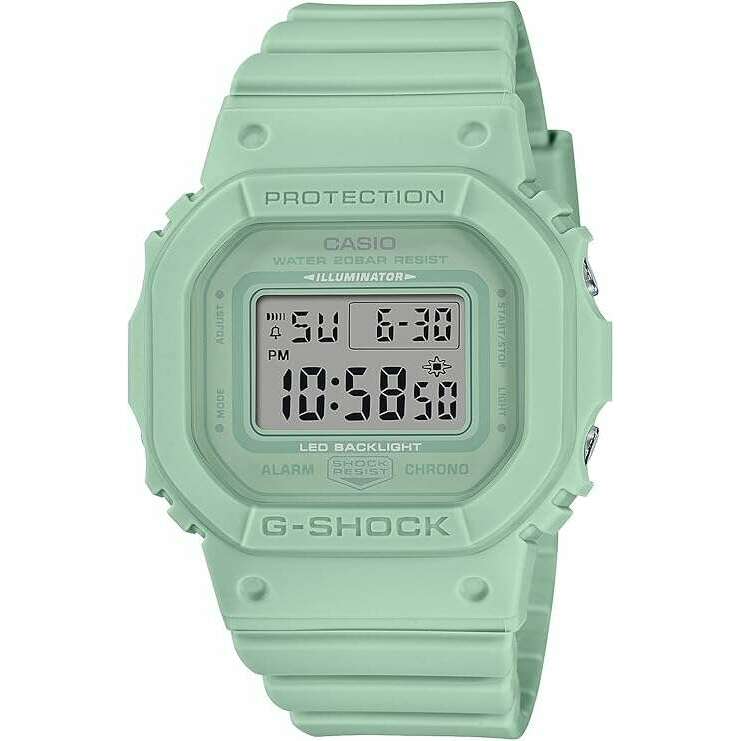 ROOK JAPAN:CASIO G-SHOCK MID-SIZE MODEL GREEN RESIN STRAP DIGITAL DIAL LADIES WATCH GMD-S5600BA-3JF,JDM Watch,Casio G-Shock