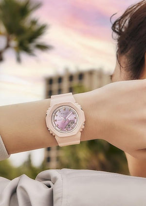 CASIO G-SHOCK ANALOG DIGITAL PINK GOLD LADIES WATCH GMA-P2100SG-4AJF