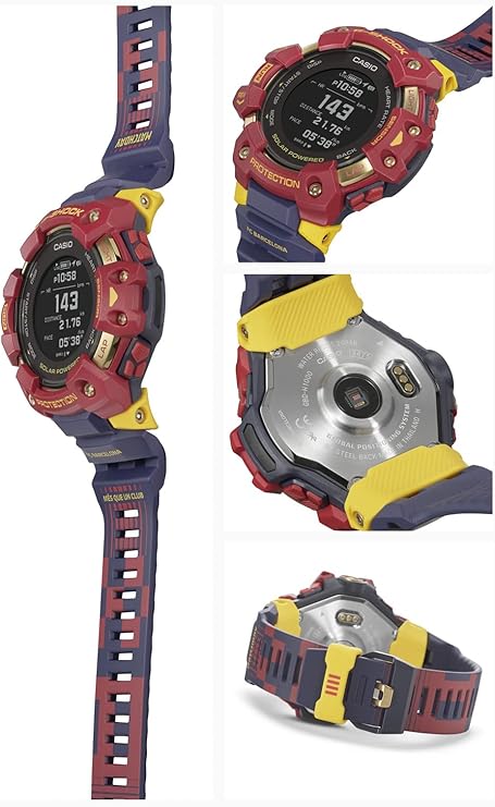 CASIO G-SHOCK G-SQUAD FC BARCELONA MATCHDAY COLLABORATION MEN WATCH GBD-H1000BAR-4JR