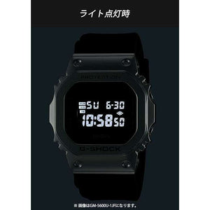 ROOK JAPAN:CASIO G-SHOCK DAY-DATE SQUARE DIGITAL DIAL ALL BLACK MEN WATCH GM-5600UB-1JF,JDM Watch,Casio G-Shock