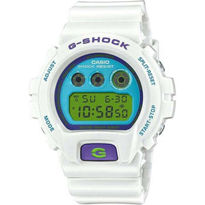 ROOK JAPAN:CASIO G-SHOCK CRAZY COLORS 2024 DIGITAL DIAL WHITE & BLUE MEN WATCH DW-6900RCS-7JF,JDM Watch,Casio G-Shock