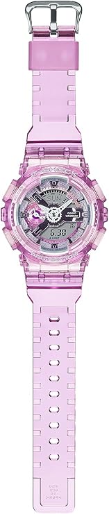 CASIO G-SHOCK WEB-EXCLUSIVE ANALOG DIGITAL PINK LADIES WATCH GMA-S110VW-4AJF