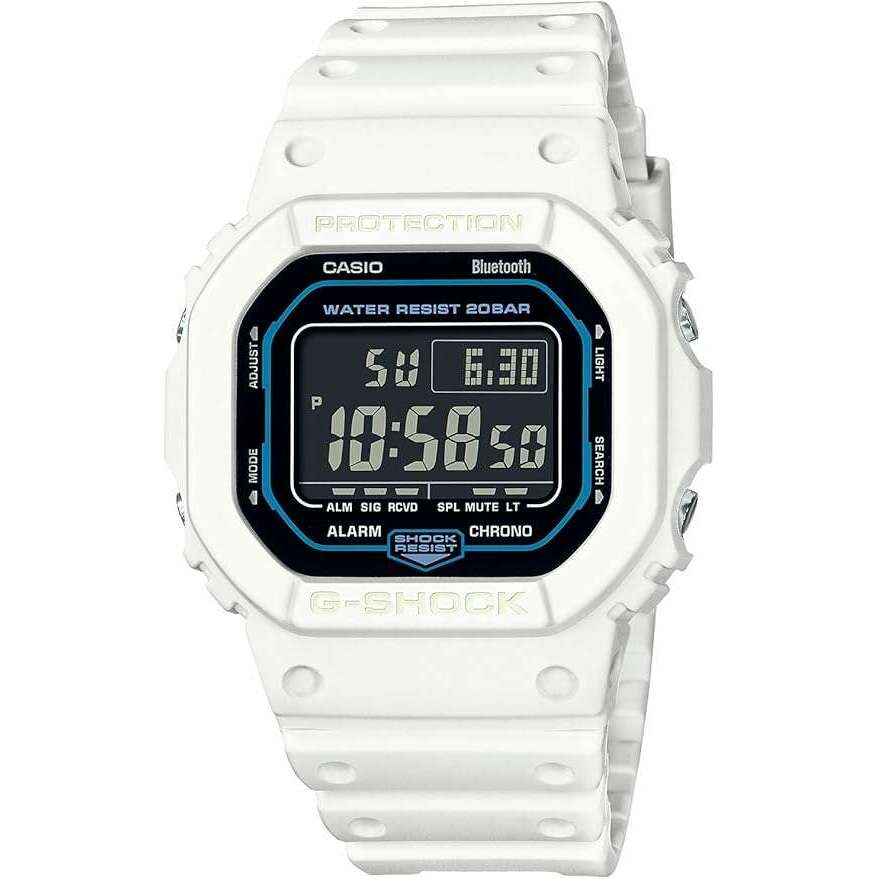 ROOK JAPAN:CASIO G-SHOCK SCI-FI WORLD SERIES BLUETOOTH DIGITAL DIAL WHITE MEN WATCH DW-B5600SF-7JF,JDM Watch,Casio G-Shock