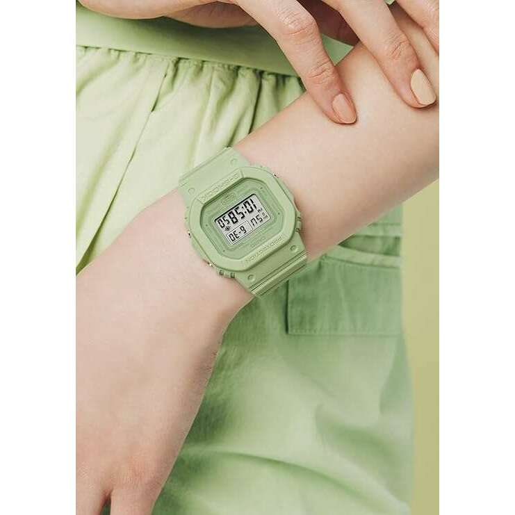 ROOK JAPAN:CASIO G-SHOCK MID-SIZE MODEL GREEN RESIN STRAP DIGITAL DIAL LADIES WATCH GMD-S5600BA-3JF,JDM Watch,Casio G-Shock