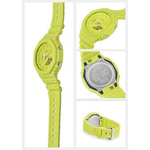 ROOK JAPAN:CASIO G-SHOCK TONE ON TONE SERIES ANALOG DIGITAL DIAL VOLT YELLOW MEN WATCH GA-2100-9A9JF,JDM Watch,Casio G-Shock