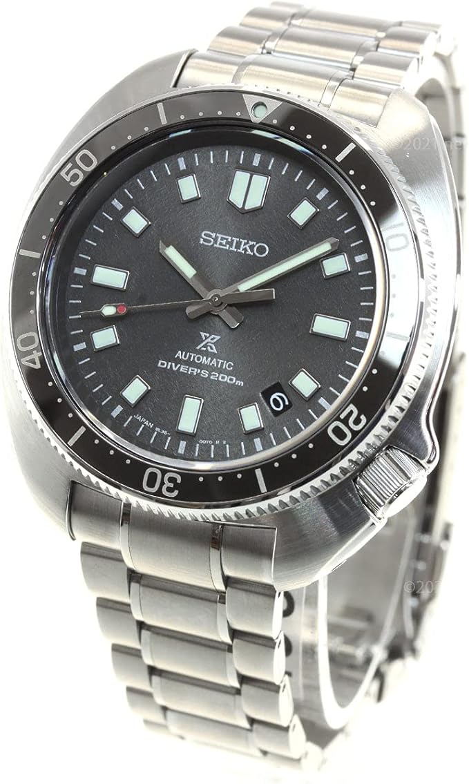 SEIKO PROSPEX 1970 UEMURA DIVER'S DESIGN MECHANICAL CHARCOAL GREY MEN WATCH SBDX047