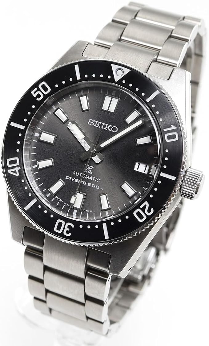 SEIKO PROSPEX 1ST DIVER'S MECHANICAL CHARCOAL GREY MEN WATCH SBDC101