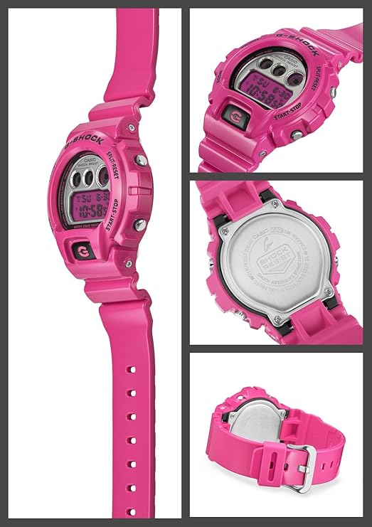 CASIO G-SHOCK CRAZY COLORS 2024 SHOCKING PINK DIGITAL MEN WATCH DW-6900RCS-4JF