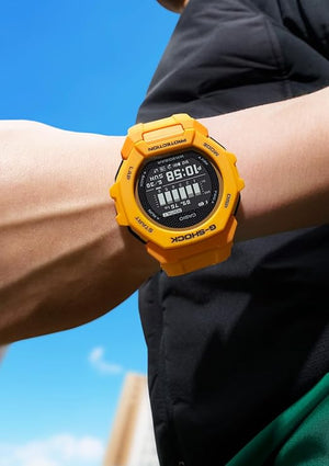 CASIO G-SHOCK G-SQUAD BLUETOOTH DAY-DATE DIGITAL YELLOW MEN WATCH GBD-300-9JF