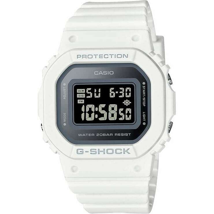 ROOK JAPAN:CASIO G-SHOCK MID-SIZE MODEL DIGITAL DIAL WHITE & BLACK UNISEX WATCH GMD-S5600-7JF,JDM Watch,Casio G-Shock