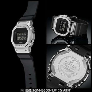 ROOK JAPAN:CASIO G-SHOCK METAL COVERED DIGITAL ALL BLACK MEN WATCH GM-5600B-1JF,JDM Watch,Casio G-Shock