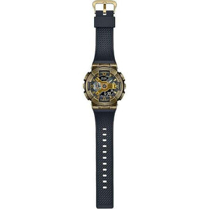 ROOK JAPAN:CASIO G-SHOCK STEAMPUNK SERIES METAL COVERED BLACK & GOLD MEN WATCH GM-110VG-1A9JR,JDM Watch,Casio G-Shock