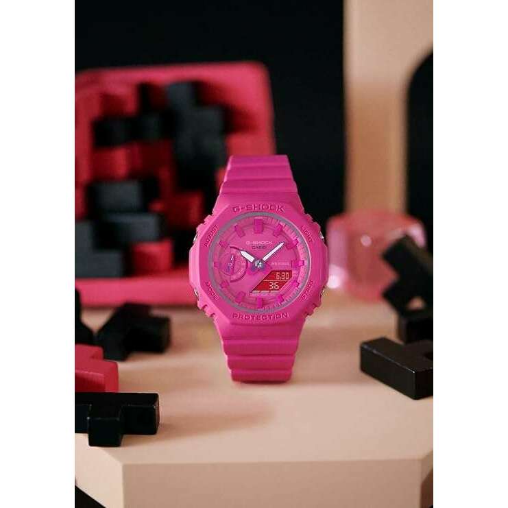 ROOK JAPAN:CASIO G-SHOCK MID-SIZE MODEL PINK ANALOG DIGITAL LADIES WATCH GMA-S2100P-4AJR,JDM Watch,Casio G-Shock