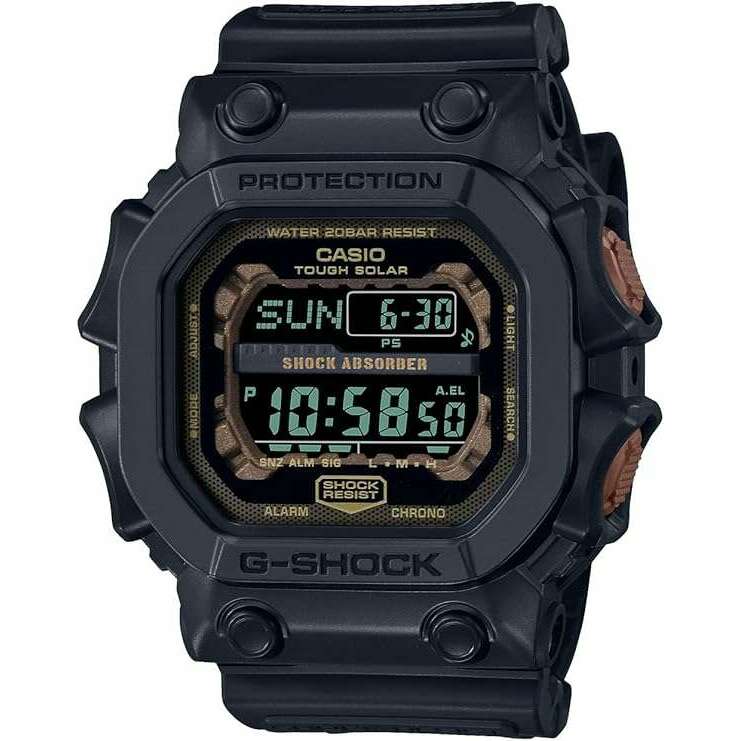 ROOK JAPAN:CASIO G-SHOCK TOUGH SOLAR TEAL AND BROWN COLOR SERIES DIGITAL BLACK MEN WATCH GX-56RC-1JF,JDM Watch,Casio G-Shock