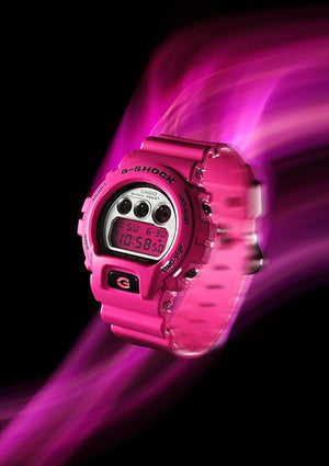 CASIO G-SHOCK CRAZY COLORS 2024 SHOCKING PINK DIGITAL MEN WATCH DW-6900RCS-4JF