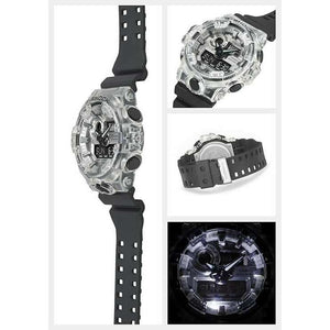 ROOK JAPAN:CASIO G-SHOCK CAMOUFLAGE SKELETON SERIES ANALOG DIGITAL BLACK MEN WATCH GA-700SKC-1AJF,JDM Watch,Casio G-Shock