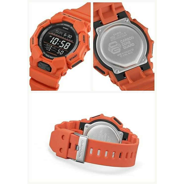 ROOK JAPAN:CASIO G-SHOCK LONGLIFE BATTERY ORANGE RESIN STRAP DIGITAL DIAL MEN WATCH GD-010-4JF,JDM Watch,Casio G-Shock