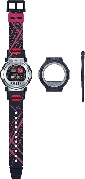 CASIO G-SHOCK BLUETOOTH INTERCHANGEABLE BEZEL DIGITAL BLACK MEN WATCH G-B001MVA-1JR