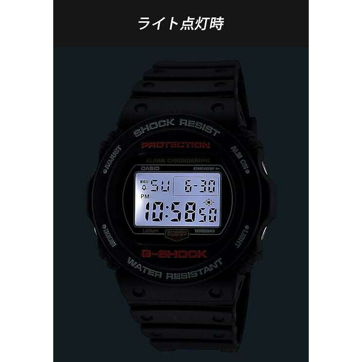 ROOK JAPAN:CASIO G-SHOCK DAY-DATE BLACK RESIN STRAP DIGITAL DIAL MEN WATCH DW-5750UE-1JF,JDM Watch,Casio G-Shock