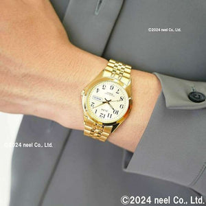 ROOK JAPAN:ALBA ANALOG LUMIBRITE GOLD STRAP WHITE DIAL MEN WATCH AQGK469,Fashion Watch,ALBA