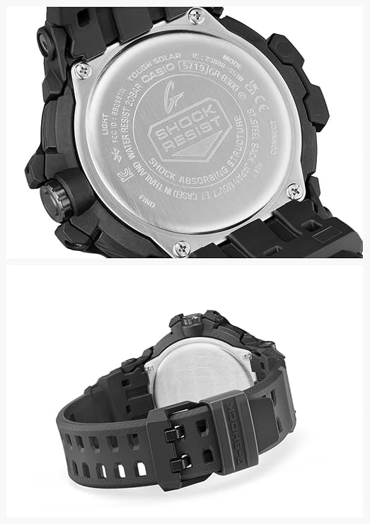 CASIO G-SHOCK GRAVITYMASTER BLUETOOTH SOLAR ANALOG BLACK MEN WATCH GR-B300-1AJF