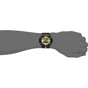 ROOK JAPAN:CASIO G-SHOCK BLACK RUBBER STRAP ANALOG DIGITAL GOLD DIAL MEN WATCH GA-710GB-1AJF,JDM Watch,Casio G-Shock