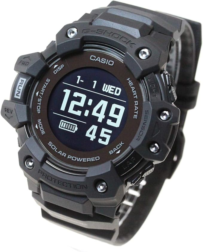 CASIO G-SHOCK G-SQUAD BLACK DIGITAL MEN WATCH GBD-H1000-1JR