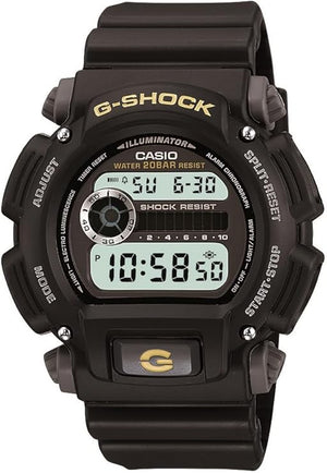 CASIO G-SHOCK DIGITAL MATTE BLACK & YELLOW MEN WATCH DW-9052-1B