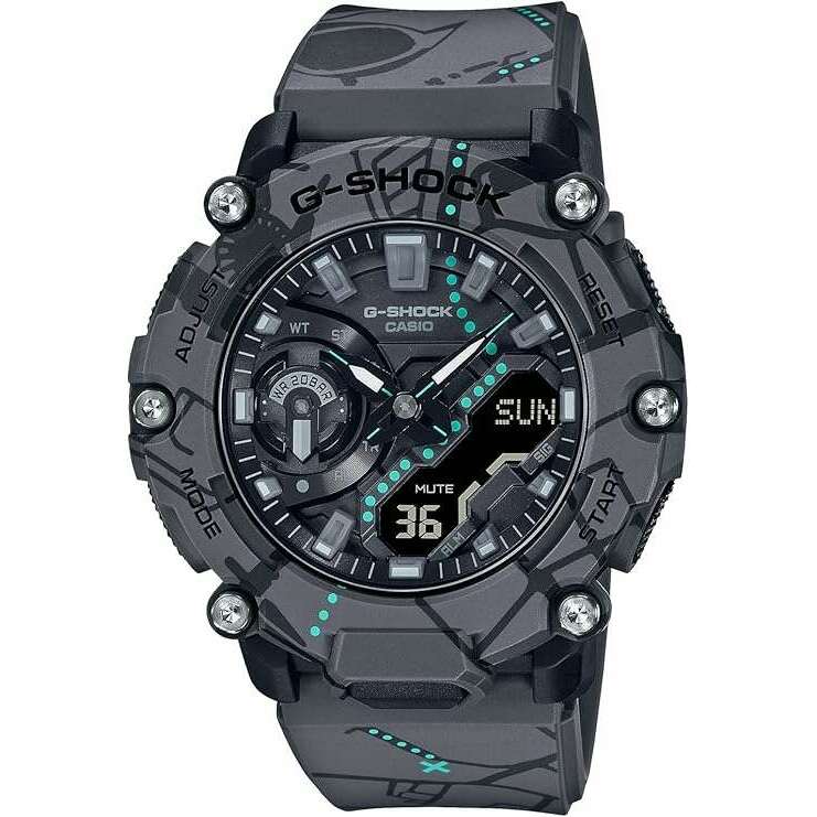 ROOK JAPAN:CASIO G-SHOCK TREASURE HINT SERIES ANALOG DIGITAL BLACK MEN WATCH GA-2200SBY-8AJR,JDM Watch,Casio G-Shock