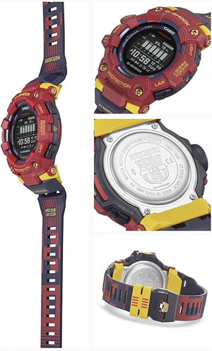 CASIO G-SHOCK G-SQUAD FC BARCELONA MATCHDAY COLLABORATION MEN WATCH GBD-100BAR-4JR