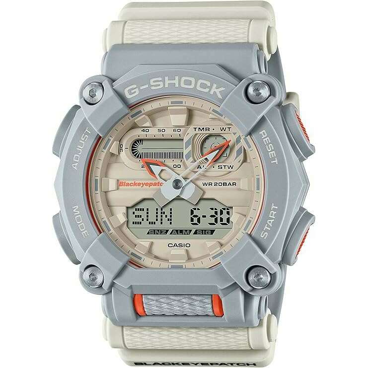 ROOK JAPAN:CASIO G-SHOCK THE BLACK EYE PATCH COLLABORATION MODEL GREY MEN WATCH GA-900BEP-8AJR,JDM Watch,Casio G-Shock