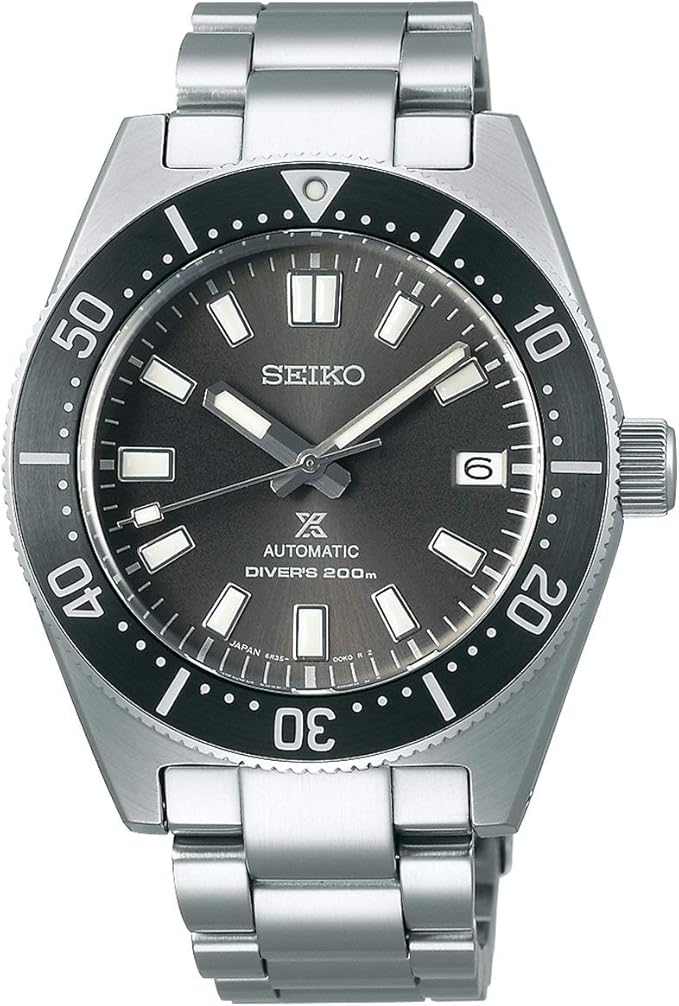 SEIKO PROSPEX 1ST DIVER'S MECHANICAL CHARCOAL GREY MEN WATCH SBDC101