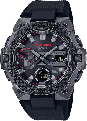 CASIO G-SHOCK G-STEEL WEB-EXCLUSIVE CARBON CORE GUARD BLACK MEN WATCH GST-B400X-1A4JF