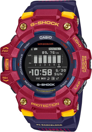 CASIO G-SHOCK G-SQUAD FC BARCELONA MATCHDAY COLLABORATION MEN WATCH GBD-100BAR-4JR