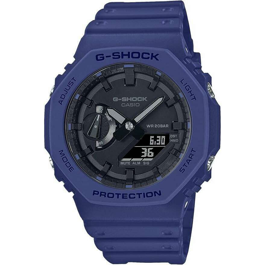 ROOK JAPAN:CASIO G-SHOCK CARBON CORE GUARD ANALOG DIGITAL NAVY BLUE MEN WATCH GA-2100-2AJF,JDM Watch,Casio G-Shock