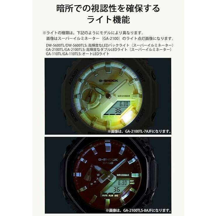 ROOK JAPAN:CASIO G-SHOCK BEACH TIME LAPSE SERIES LIMITED MODEL GREY SKELETON MEN WATCH GA-110TLS-8AJF,JDM Watch,Casio G-Shock