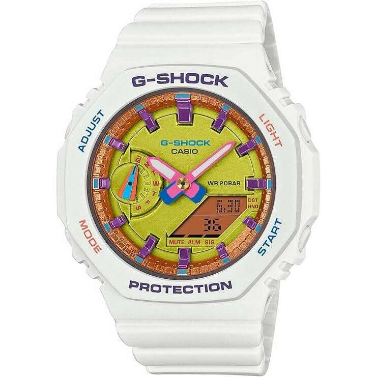 ROOK JAPAN:CASIO G-SHOCK MID-SIZE MODEL WHITE ANALOG DIGITAL LADIES WATCH GMA-S2100BS-7AJF,JDM Watch,Casio G-Shock