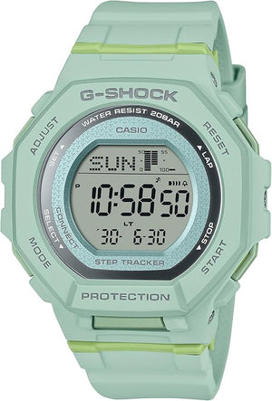 CASIO G-SHOCK BLUETOOTH DAY-DATE DIGITAL GREEN LADIES WATCH GMD-B300-3JF