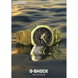 ROOK JAPAN:CASIO G-SHOCK BLUETOOTH FULL METAL SOLAR GOLD & BLACK MEN WATCH GM-B2100GD-9AJF,JDM Watch,Casio G-Shock